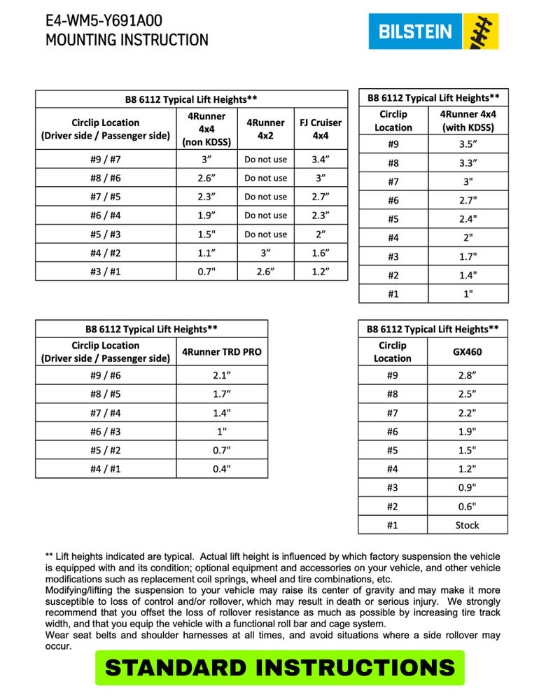 Load image into Gallery viewer, 2010-2024 5th Gen 4Runner Bilstein 6112/5160 Lift Kit
