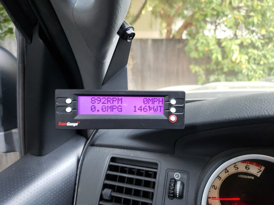 A-Pillar Scangauge II Mount (Tacoma, Tundra, Landcruiser, etc) - Spiker Engineering
