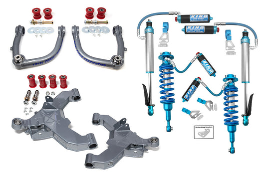 2024+ 4th Gen Tacoma Total Chaos Mid Travel Lift Kit w/ King 2.5 Front & Rear Adjustable Shocks