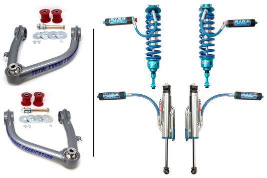 2007-2021 2nd Gen Tundra King 3.0 Front & Rear Shocks w/ Total Chaos Upper Control Arms
