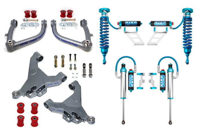 2007-2021 2nd Gen Tundra Total Chaos Mid Travel Lift Kit w/ King 2.5 Front & Rear Adjustable Shocks