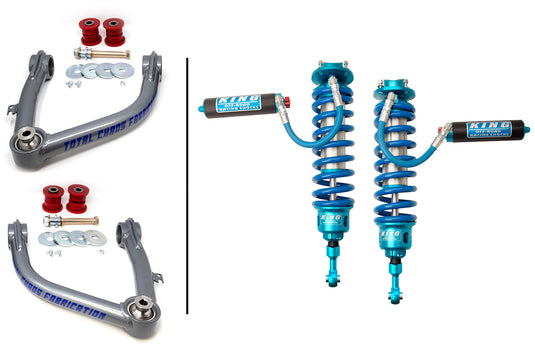2007-2021 2nd Gen Tundra King 3.0 Adjustable Front Coilovers w/ Total Chaos Upper Control Arms