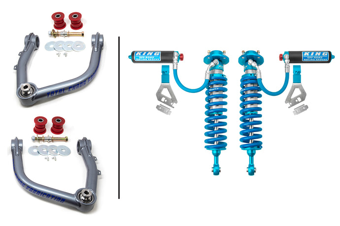 2022+ 3rd Gen Tundra King 2.5 Adjustable Front Coilovers w/ Total Chaos Upper Control Arms