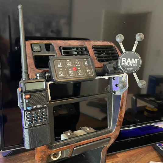 3rd Gen (96 - 02) 4Runner Center Console Dash Modular Accessory Mount (MAM) - TEQ Offroad