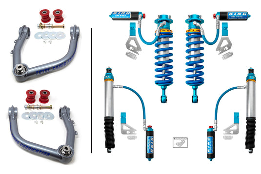2022+ 3rd Gen Tundra King 3.0 Front & Rear Shocks w/ Total Chaos Upper Control Arms