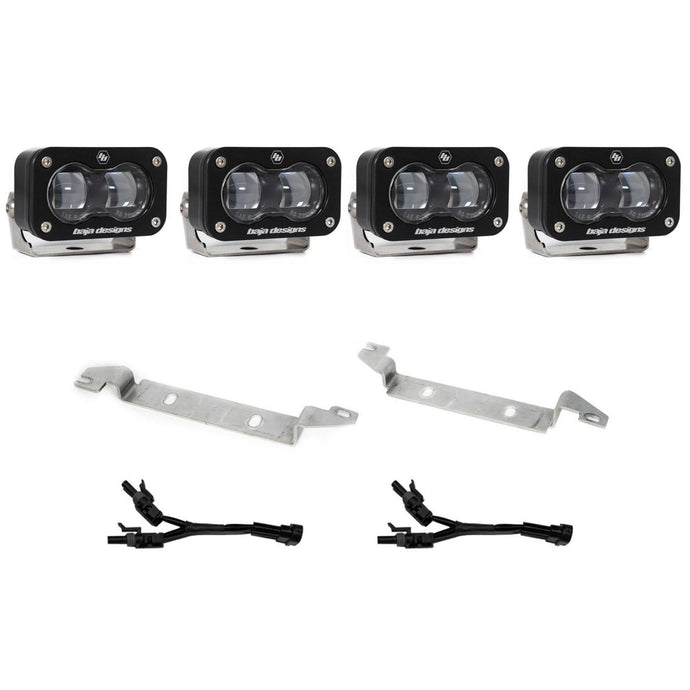 Baja Designs S2 SAE OEM Fog Light Replacement Kit for 2025+ 4Runner Non-TRD Pro Clear