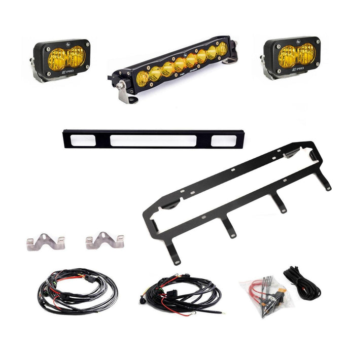 Baja Designs S8 10 Inch S2 Pro Grille Light Replacement Kit for 2025+ 4Runner TRD Pro Baja Amber