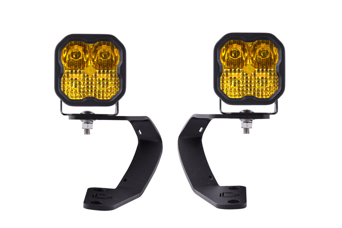 2010-2024 5th Gen 4Runner SS3 LED Ditch Light Kit Sport Yellow Combo