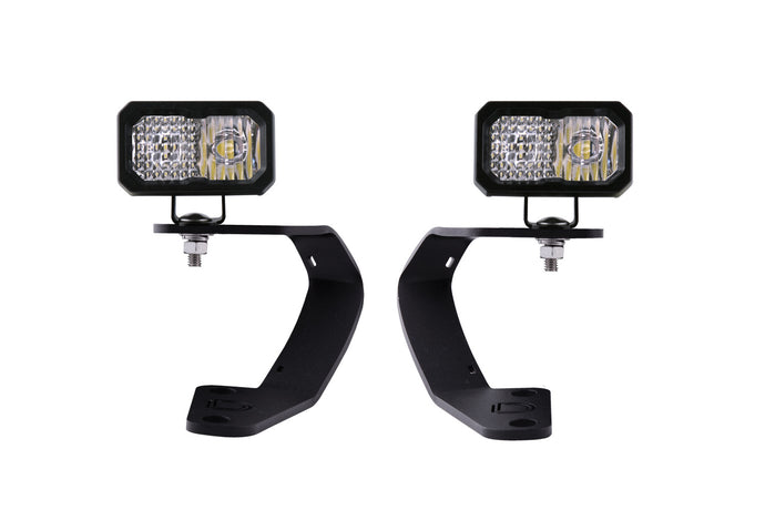 2010-2024 5th Gen 4Runner Stage Series 2in LED Ditch Light Kit Pro White Combo