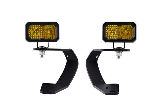 2010-2024 5th Gen 4Runner Stage Series 2in LED Ditch Light Kit Pro Yellow Combo