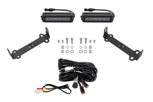 14-24 4Runner Diode Dynamics Stage Series SAE/DOT Lightbar Kit - White Driving