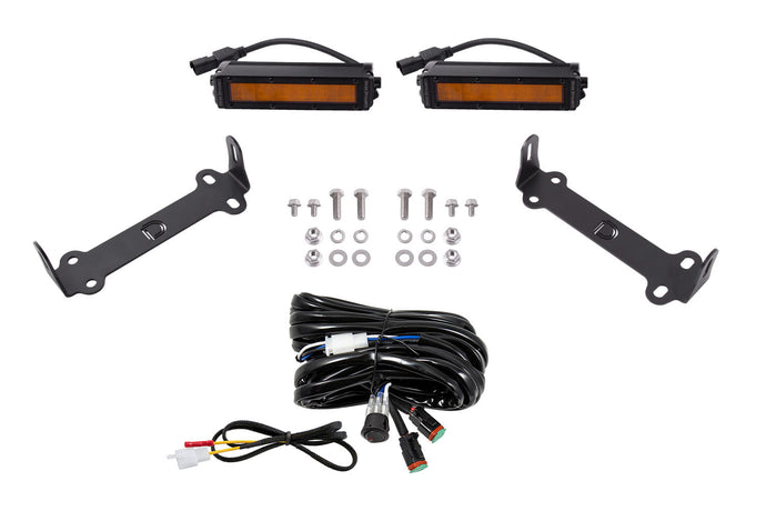 2014-2024 5th Gen 4Runner Stage Series SAE/DOT LED Lightbar Kit Amber SAE/DOT Wide