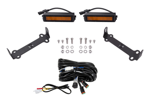 2014-2024 5th Gen 4Runner Stage Series SAE/DOT LED Lightbar Kit Amber SAE/DOT Wide