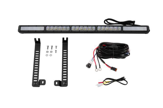 2014-2024 5th Gen 4Runner SS30 Single Stealth Lightbar Kit White Combo