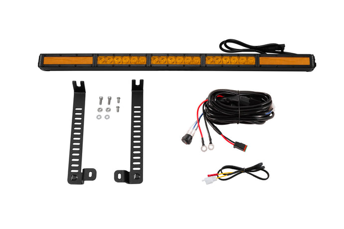 2014-2024 5th Gen 4Runner SS30 Single Stealth Lightbar Kit Amber Combo