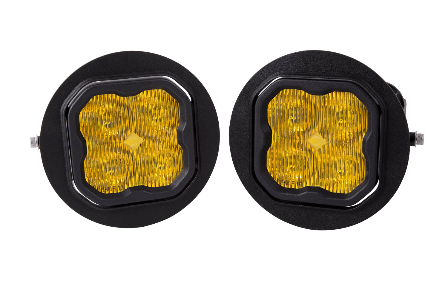 2007-2013 2nd Gen Tundra SS3 LED Fog Light Kit Yellow SAE Fog Max w/ B   SRQ Fabrications