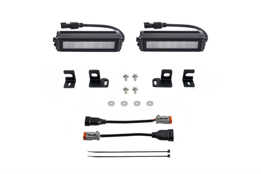 24+ Tacoma Diode Dynamics SS6 Fog Light Kit - White Wide (NOT Trailhunter or Rigid)