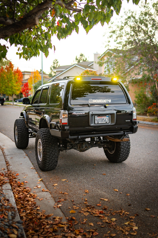 96-02 3rd Gen 4Runner Spoiler W/ Integrated Baja Designs S2 Lights - Snowbound Customs