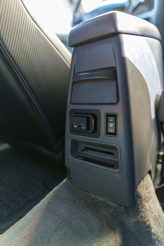 96-02 3rd Gen 4Runner Center Console USB Power Mod (Ash Tray Replacement) - Snowbound Customs