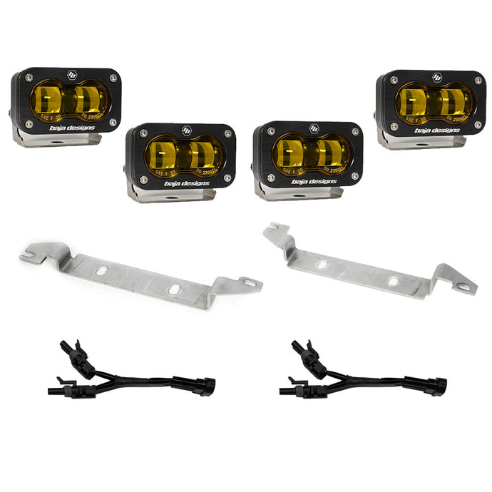 Baja Designs S2 SAE Baja Amber OEM Fog Replacement Kit 2022+ Tundra
