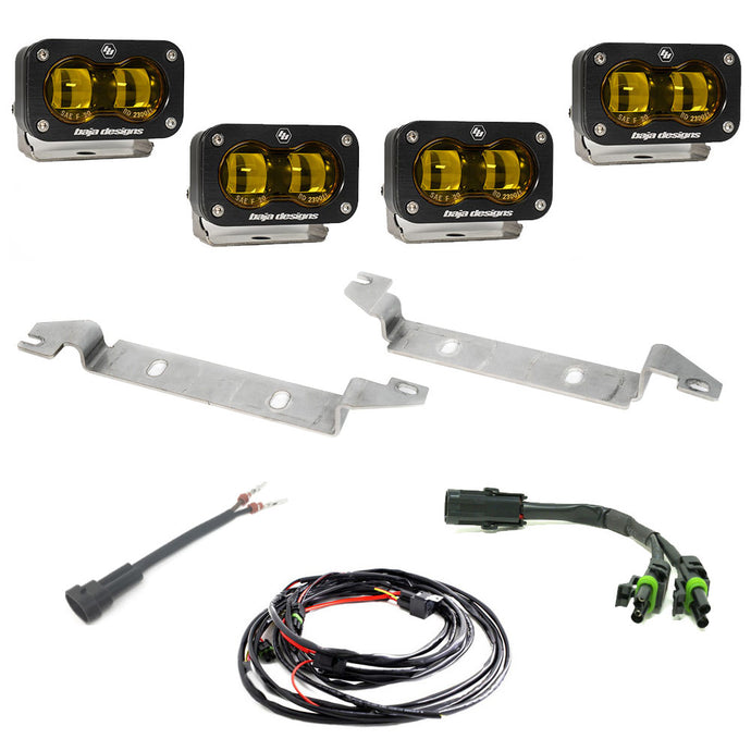 Baja Designs S2 SAE Baja Amber OEM FPK Replacement Kit for 2023+ Sequoia