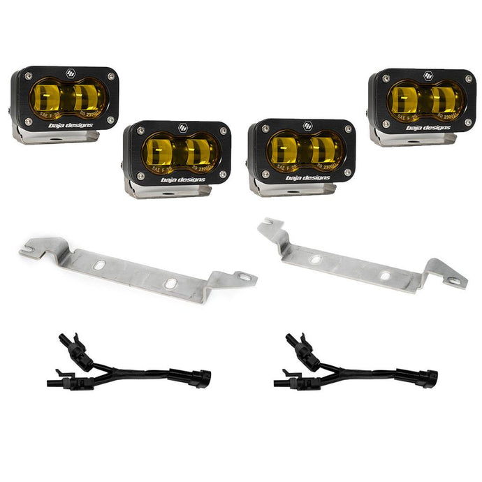 Baja Designs S2 SAE Baja Amber OEM Fog Replacement Kit for 2024+ Tacoma