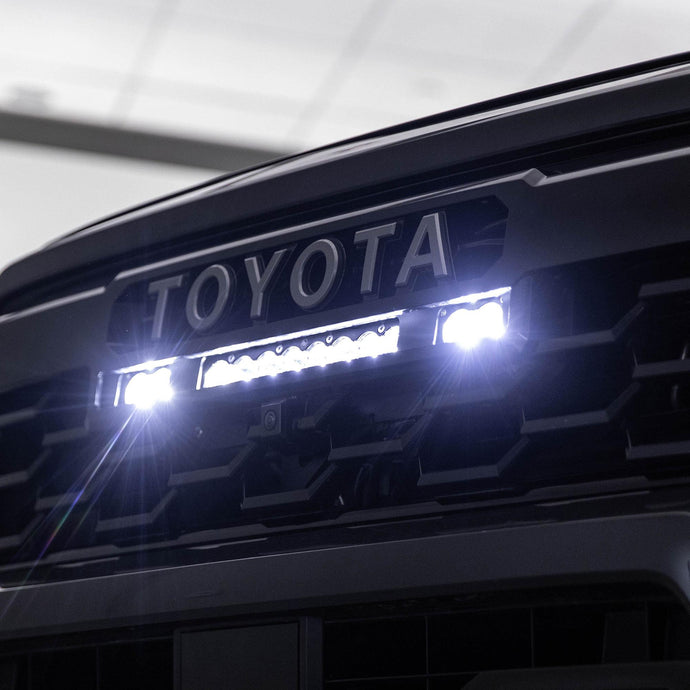 Baja Designs S8 10-inch/S2 Pro Grille Light Kit for 2024+ Tacoma TRD Pro Clear