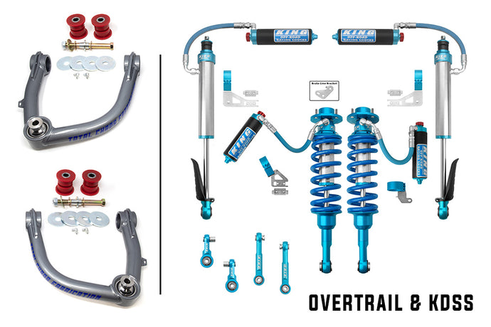 2024+ GX550 King 2.5 Front & Rear Shocks w/ Total Chaos Upper Control Arms - KDSS / Overtrail Compatible