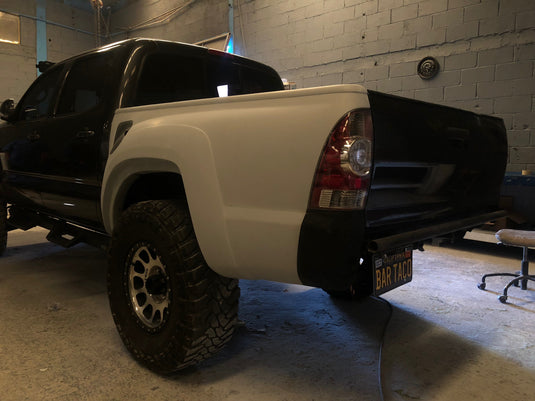 05-15 Toyota Tacoma 2" Bulge Flat Top Off Road Fiberglass Bedsides - 5.0 Bed - McNeil Racing Inc, Bedsides - off road fiberglass fenders, bedsides, hood, one piece, front end, fabrication, conversion