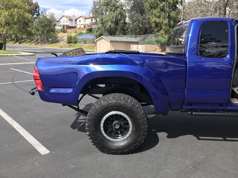 Load image into Gallery viewer, 96-04 Toyota Tacoma to 2012 conversion 6&quot; Bulge Off Road Fiberglass Bedsides - McNeil Racing Inc, Bedsides - off road fiberglass fenders, bedsides, hood, one piece, front end, fabrication, conversion

