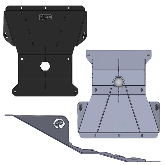 96-02 4Runner, 95-04 Tacoma Opt Offroad High Clearance HD Skid Plate & Radiator