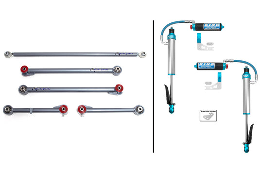 2024+ 250 Series Land Cruiser Adjustable Rear Link King 2 Half Inch Shock Package