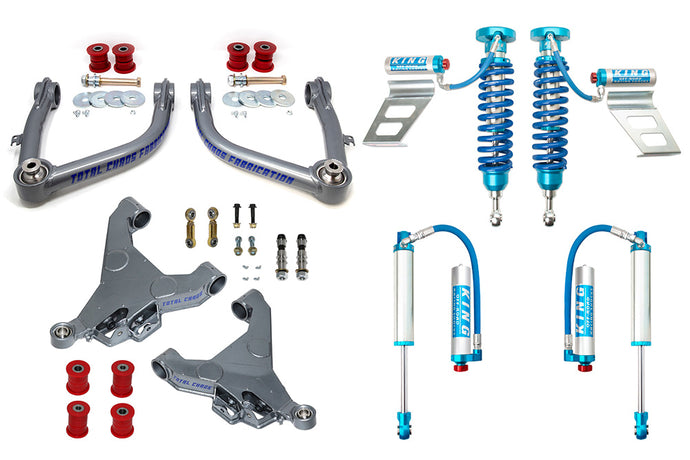 2008-2022 2nd Gen Sequoia Total Chaos Mid Travel Lift Kit w/ King 2.5 Front & Rear Adjustable Shocks
