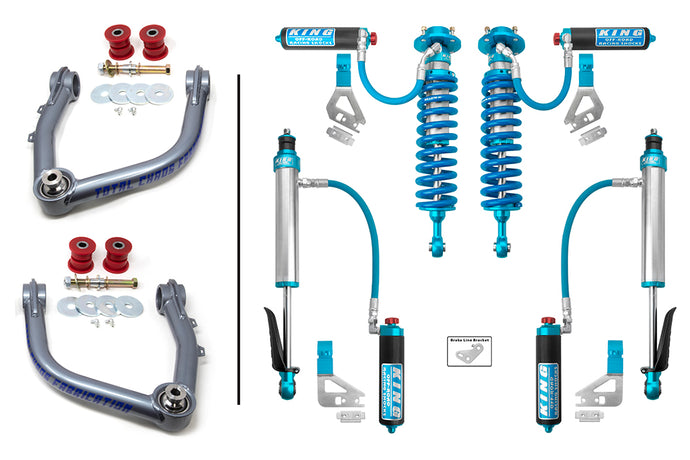 2022+ 3rd Gen Tundra King 2.5 Front & Rear Shocks w/ Total Chaos Upper Control Arms