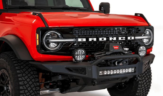 2021+ Ford Bronco Rock Fighter Winch Front Bumper - Addictive Desert Designs