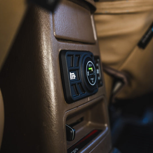 Center Console USB 12V Power Panel | Billet Aluminum | Replaces Ashtray | 1996 - 2002 4Runner - TEQ Offroad