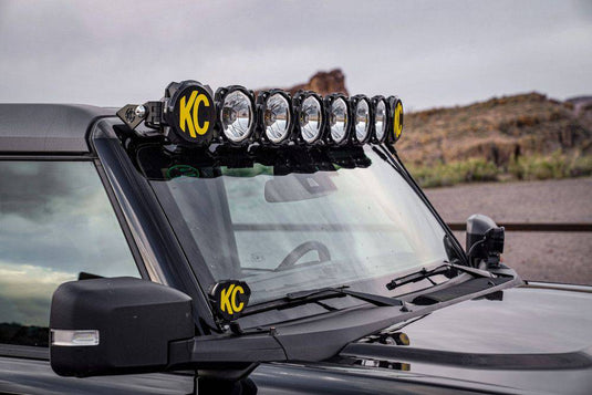 21+ 6th Gen Ford Bronco KC Gravity LED Pro6 Light Bar Kit - KC HiLiTES