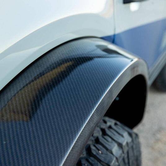 2021+ 6th Gen Bronco Carbon Fiber Fender Flares - Lobo Offroad