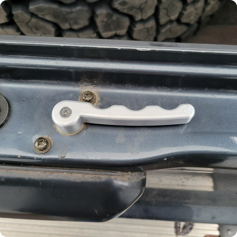 Load image into Gallery viewer, OCD Tailgate handle installed on a Land Cruiser
