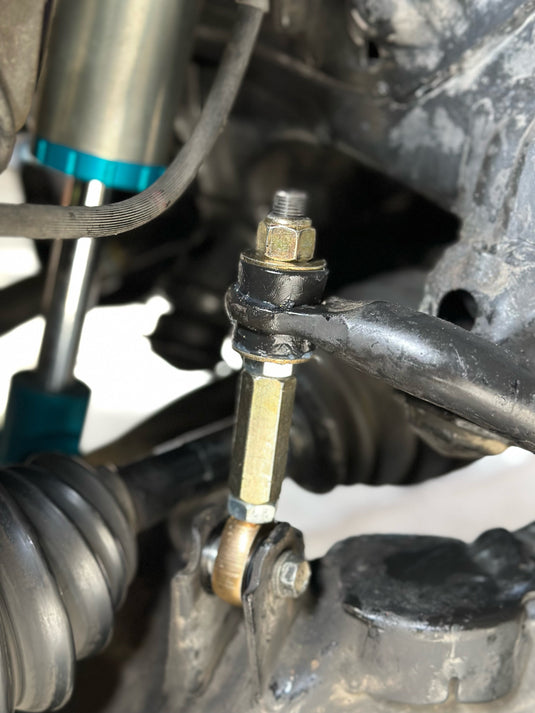 OCD front sway bar link installed on a 100 Series Land Cruiser