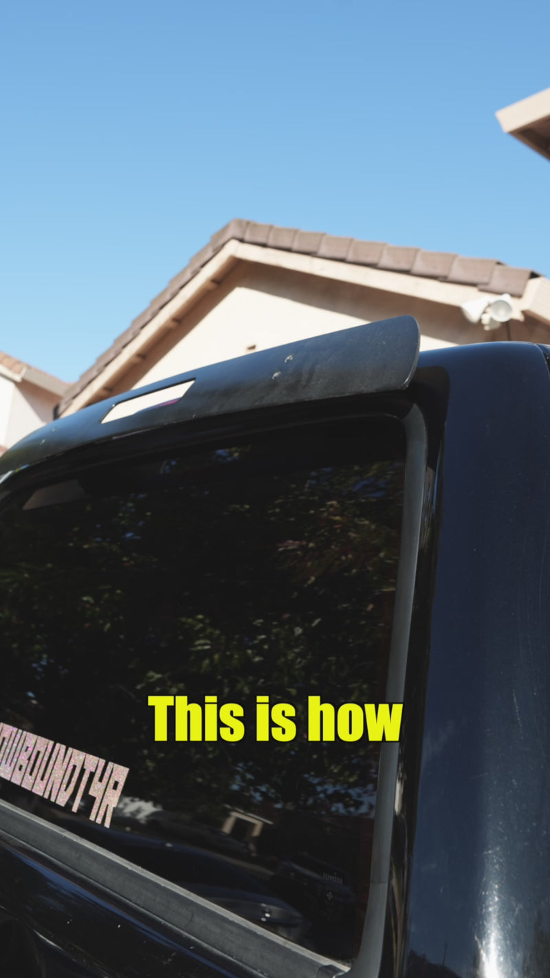 Load and play video in Gallery viewer, 96-02 3rd Gen 4Runner Spoiler W/ Integrated Baja Designs S2 Lights
