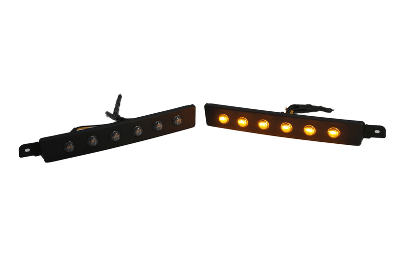 Load image into Gallery viewer, 96-02 3rd Gen 4runner Amber Turn Signal LED Filler Panels - SRQ Fabrications
