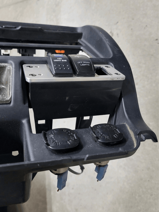 96-02 3rd Gen 4Runner Billet Ashtray Switch Mount System - SRQ Fabrications