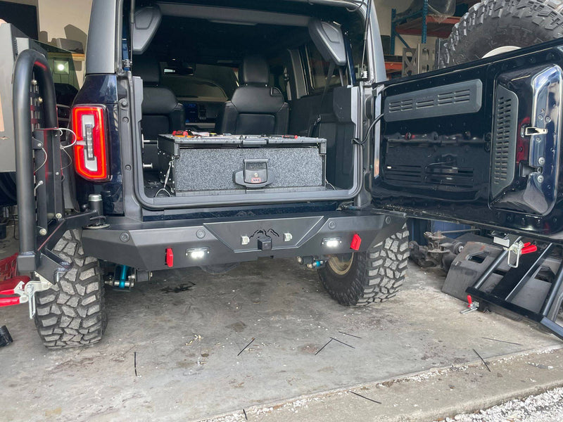 Load image into Gallery viewer, 2021+ Bronco Modular Dual Swingout Rear Bumper - True North Fabrications
