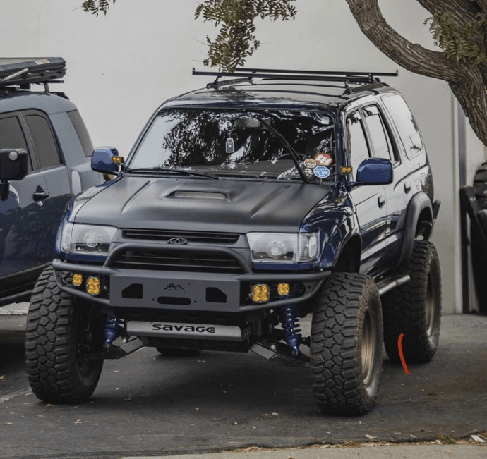 96-04 Tacoma Open Wing Hybrid Bumper - Welded - True North Fabrications