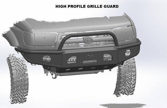 96-04 Tacoma Open Wing Hybrid Bumper - Welded - True North Fabrications