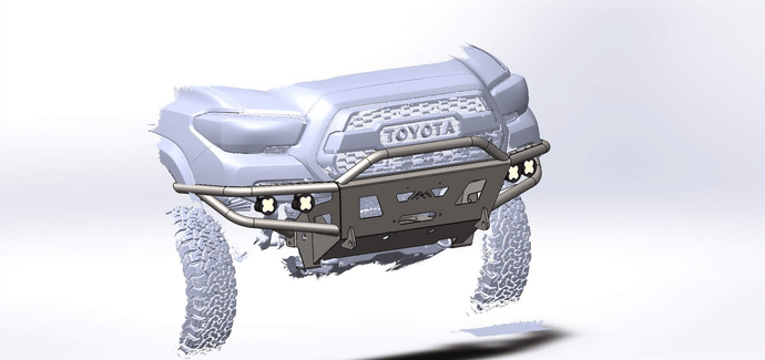 2016+ 3rd Gen Tacoma Hybrid Bumper - DIY - True North Fabrications