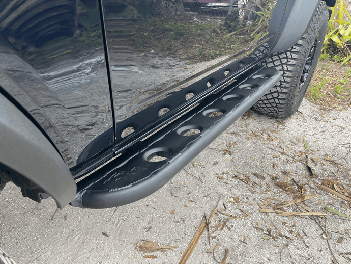 2021+ Bronco 2Dr Frame Mounted Rock Sliders - True North Fabrications