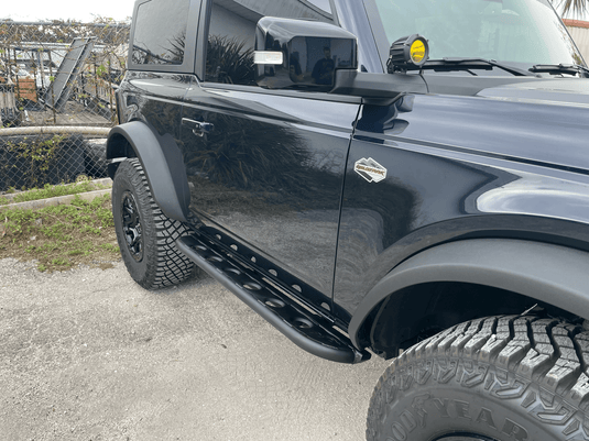 2021+ Bronco 2Dr Frame Mounted Rock Sliders - True North Fabrications