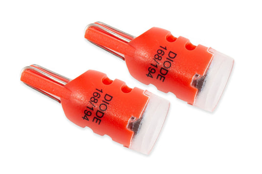 Diode Dynamics 194 LED Bulb HP3 LED - Red (Pair) | Open Box